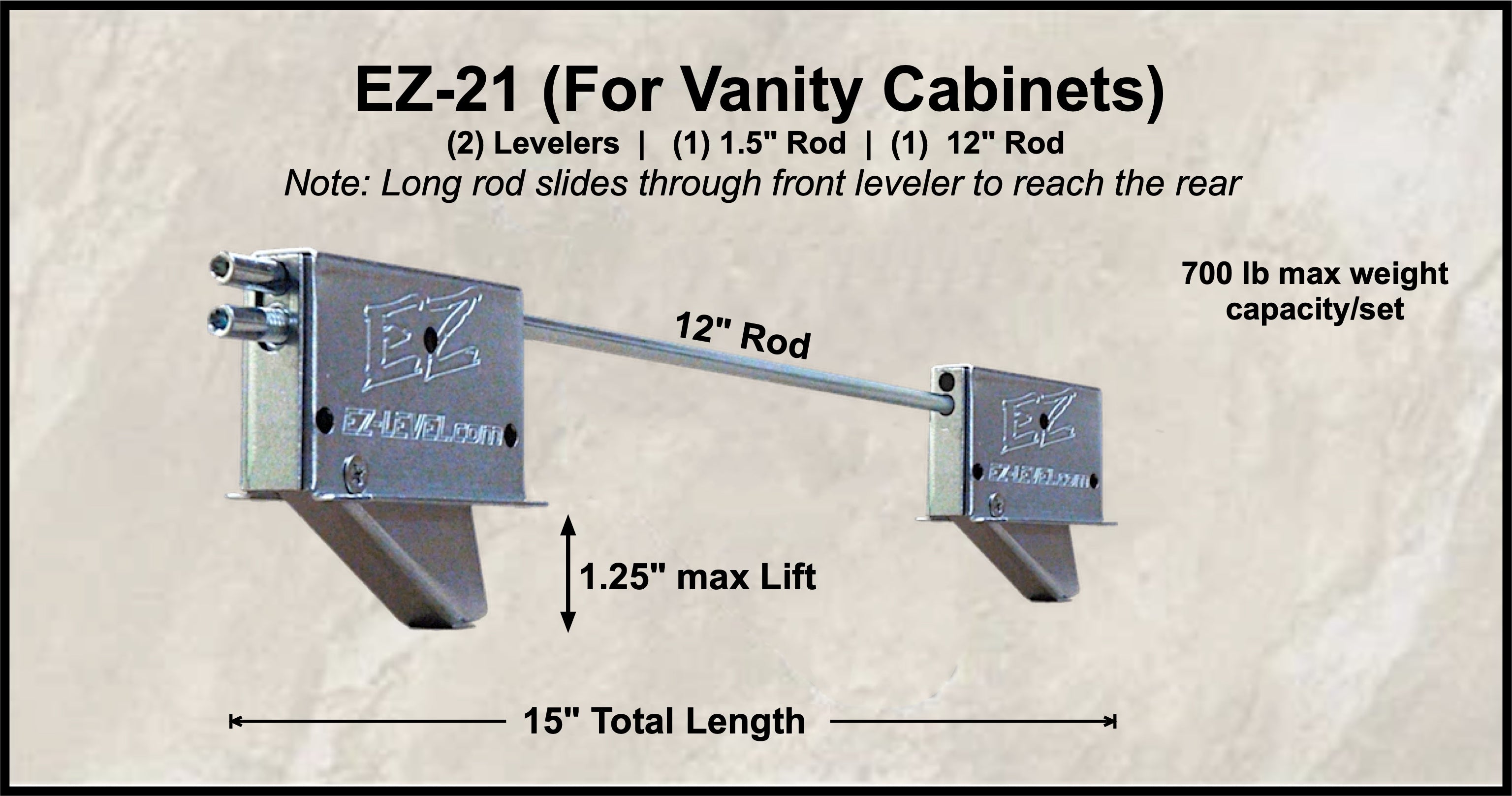 E-Z Cabinet Lift - 24 Model